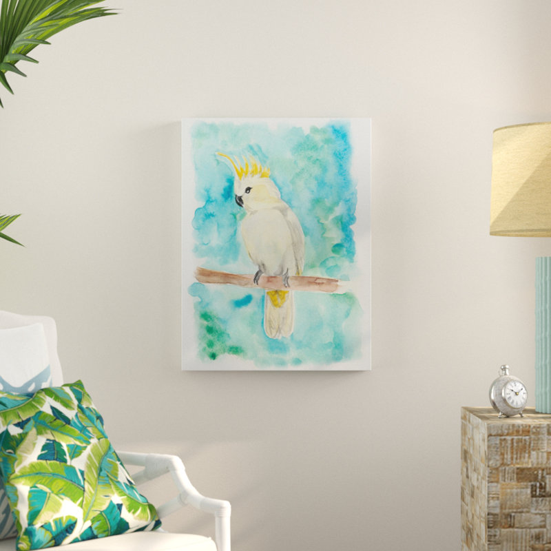 « doux oiseau oiseau ii », peinture sur toile tendue, H 47 po x l 35 po x P 2 po