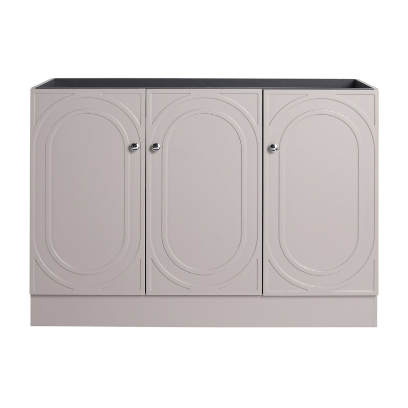 Meuble-lavabo autoportant - sans le lavabo, Vert foncé