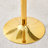 Modern Minimalist Round Dining Table With Sturdy Metal Legs And Clear Glass Top