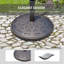 Base de parasol en résine Leffel