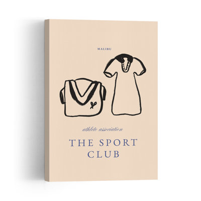 Thesportclubno02, impression d'art rétro classique rétro