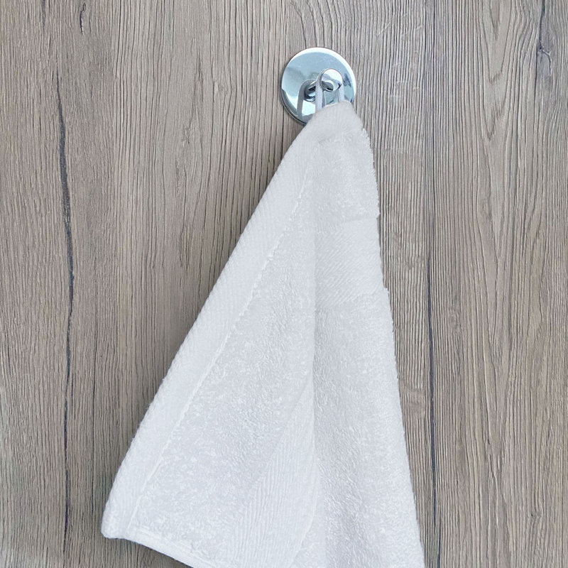 Midweight Hand Towel, White