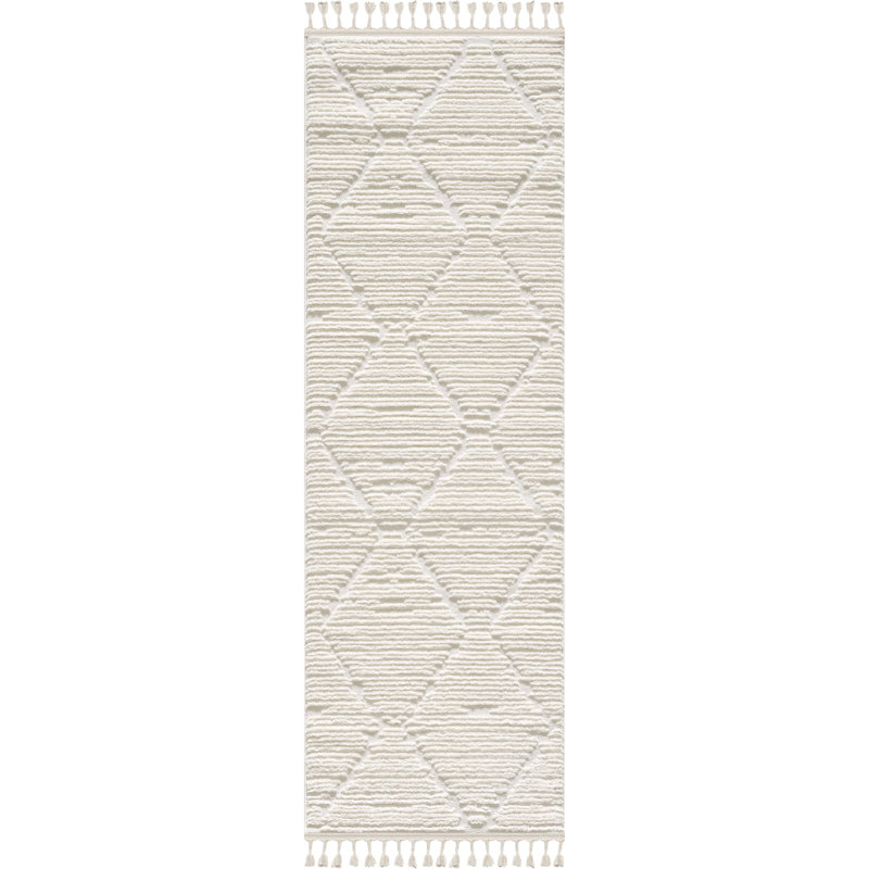 Tapis à poils longs Ruprecht, Tapis de couloir 2 pi 7 po x 8 pi