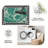 Marble Pattern Area Rug, Modern Abstract Veined Floor Carpet with Decorative Border, Soft Washable Low-Pile Rug for Living Room, Bedroom, Dining Room, Office-1670329120-1670685951