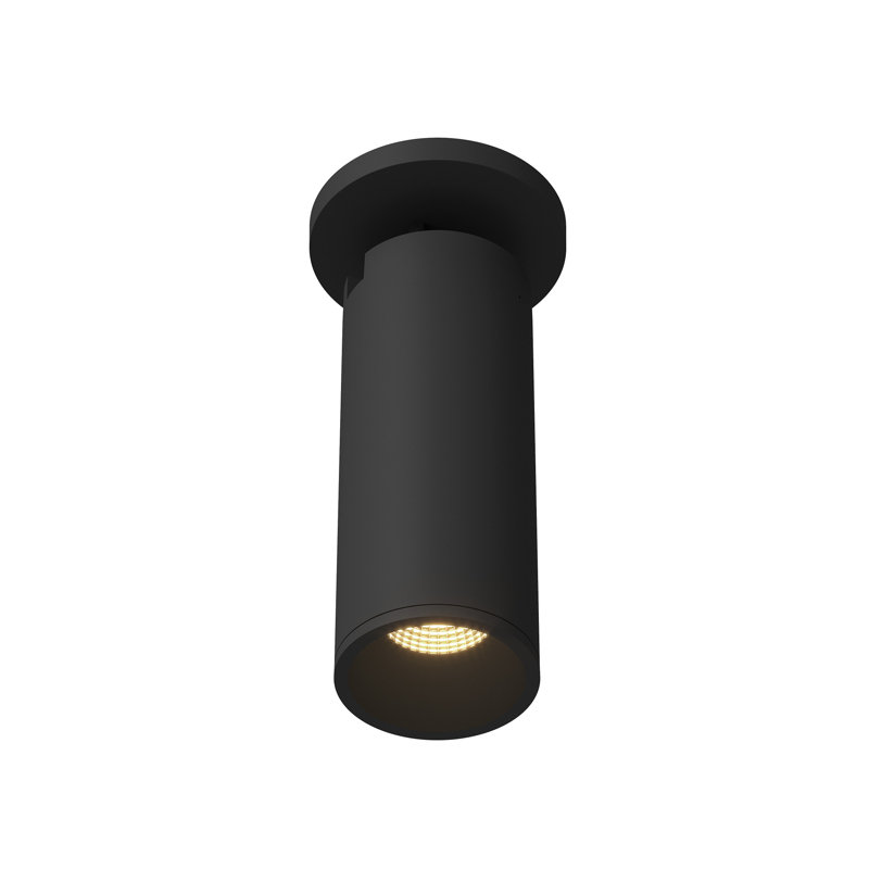 Support pour plafond à DEL 36 po Lorna, Noir, H 9,63 po x l 4,38 po x P 4,38 po, 14 W