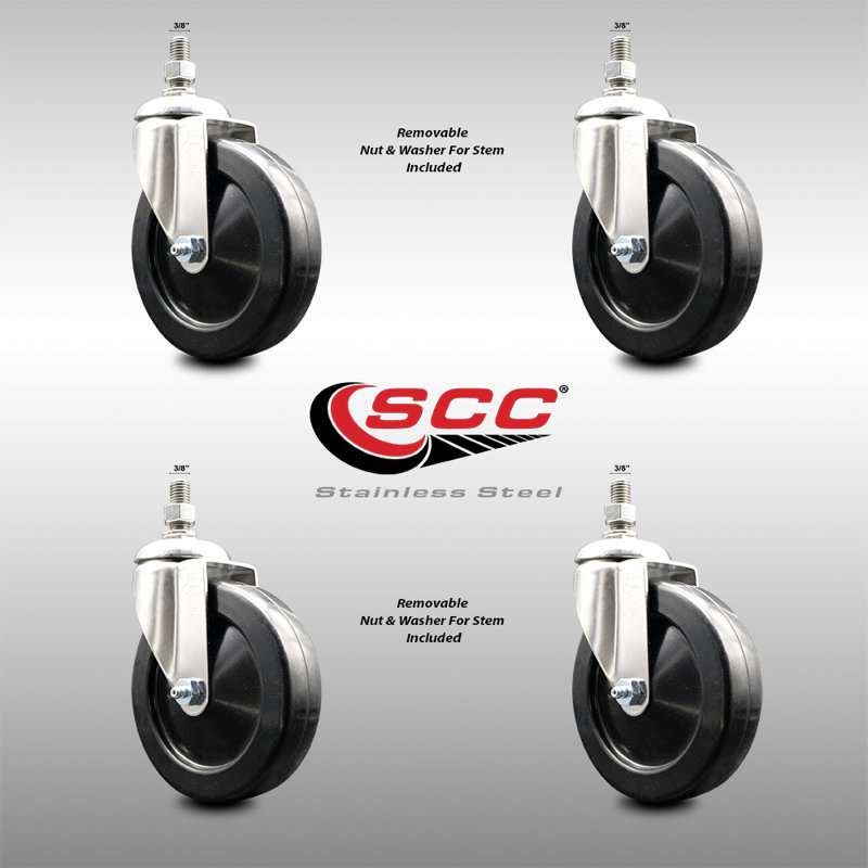 Soft Rubber Casters