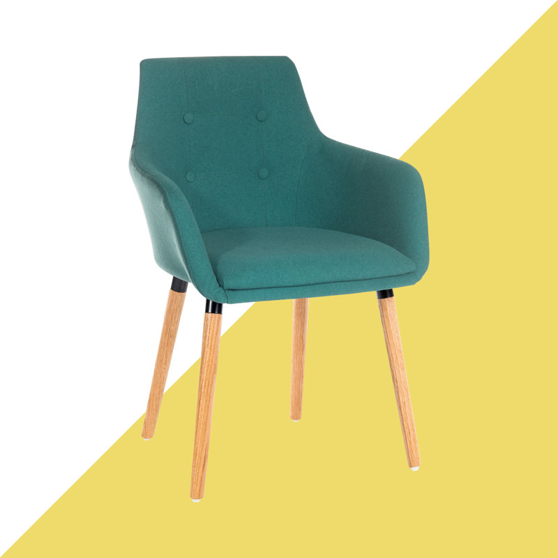 Camas Upholstered Armchair, Jade