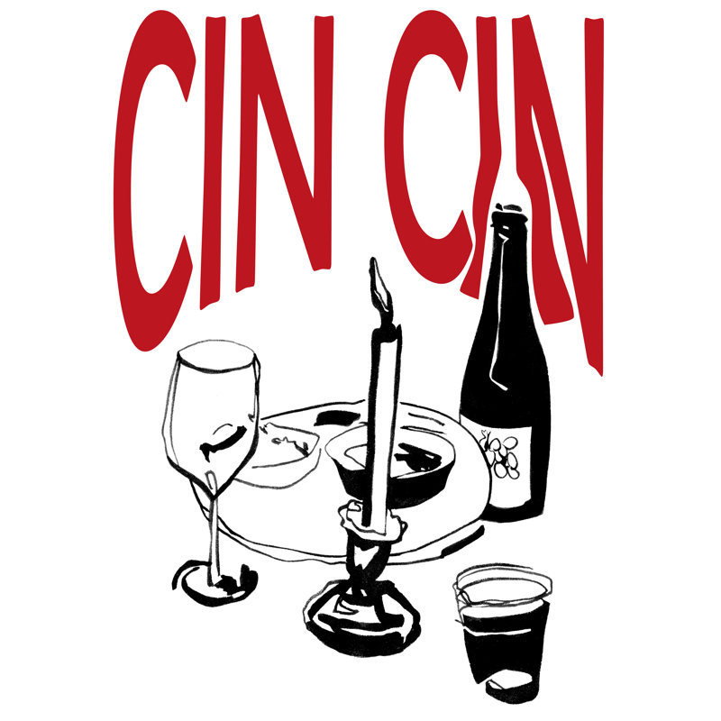 Tamira Cin Cin I by Melissa Wang - Wrapped Canvas Print, 46 cm H x 30 cm W