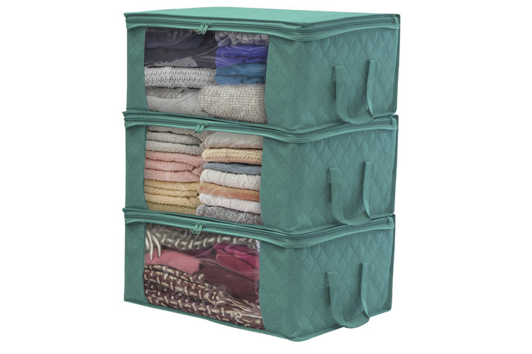Aqua Fiber Clothing Underbed Storage