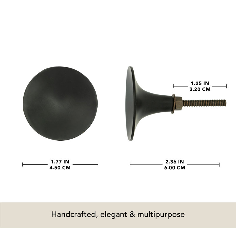 Ensemble de boutons métalliques Twilight - Boutons de meubles artisanaux en métal - Boutons décoratifs pour commode, armoire et meubles
