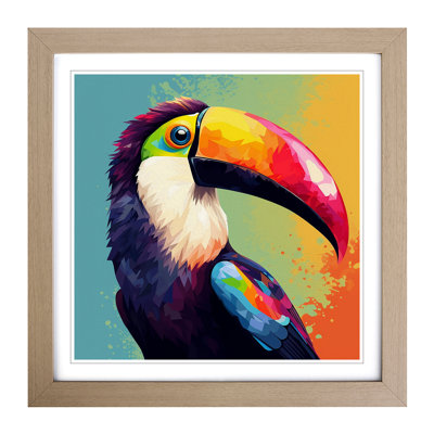 Toucan Graphic Art No.1 - Framed Print