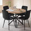 50cm H Velvet Upholstered Metal Side Chair-686924708-689253981