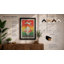 Leaping Rabbit Art Deco - Framed Print-983803502-983803499