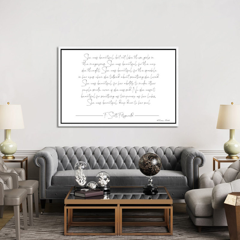 She Was Beautiful by Susan Ball - Print on Canvas, 152.5 cm H x 101.5 cm W, White Framed