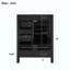 Meuble-lavabo moderne avec lavabo en céramique, porte à fermeture douce, tablette de porte double couche et 3 tiroirs-947557524-947557521