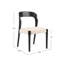 Chaise d'appoint en chêne massif H 32,5 po Hamish-1850468345