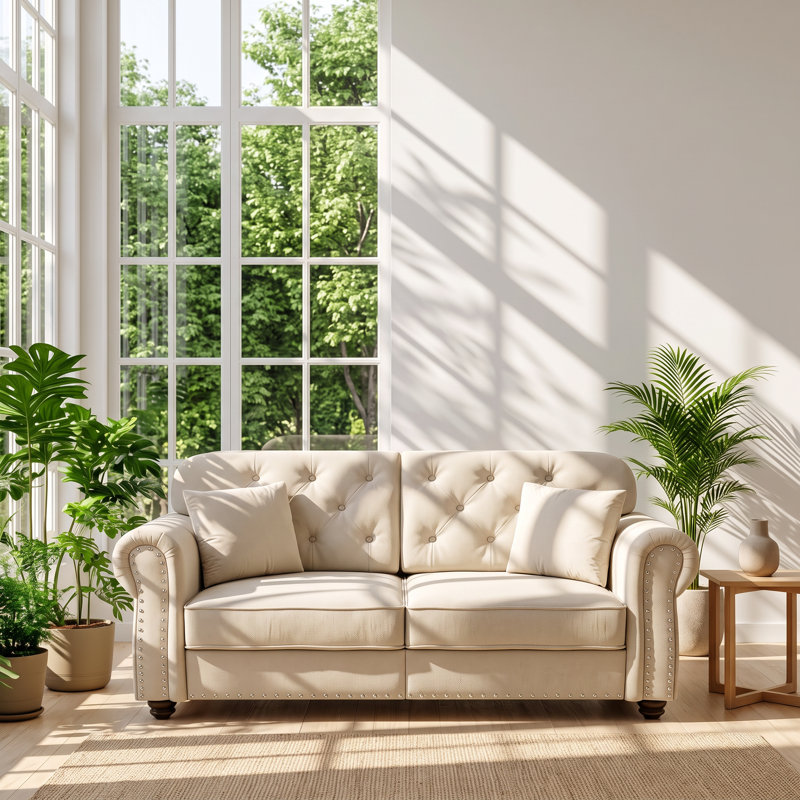 82.6 " Velvet Sofa