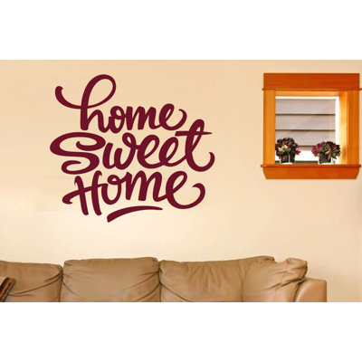 Home Sweet Home Felt Tip Pen Wall Sticker