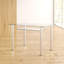 Laurent Glass Steel Writing Desk