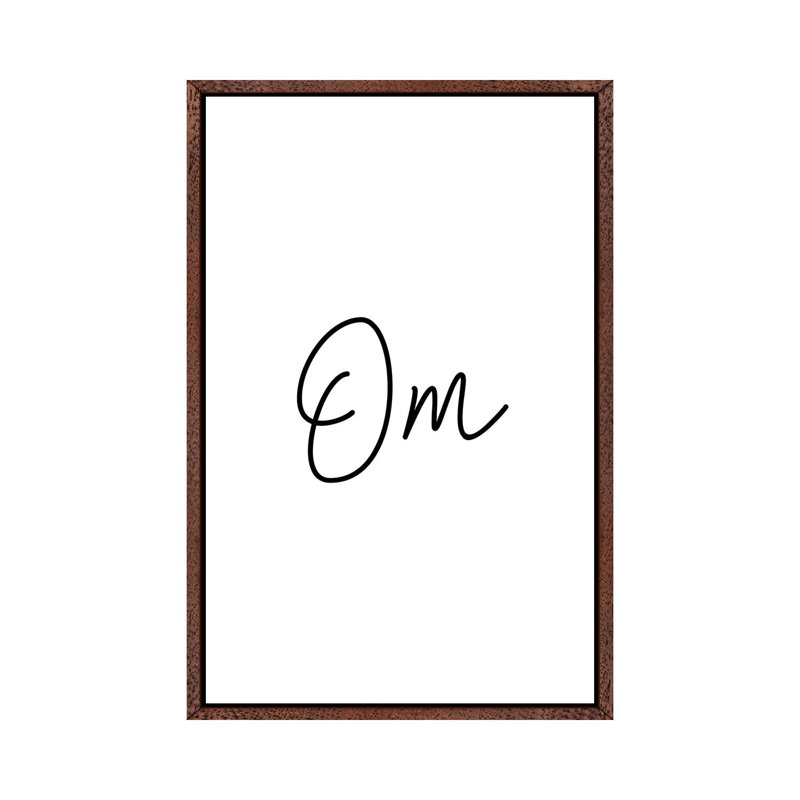 Om Girl by Chelsea Victoria - Gallery-Wrapped Canvas Giclée on Canvas, Classic Wood Framed, 101.6 cm H x 66.04 cm W