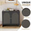 Armoire de rangement décorative à deux portes-1783237698