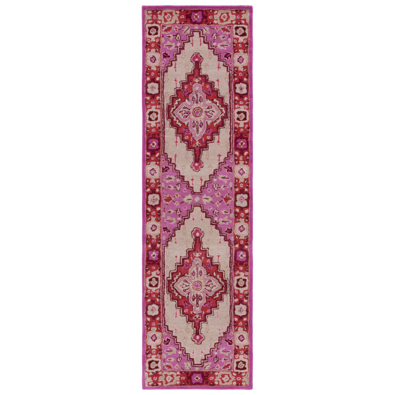 Blokzijl Hand Tufted Wool Oriental Rug, Runner 2'3" x 8'