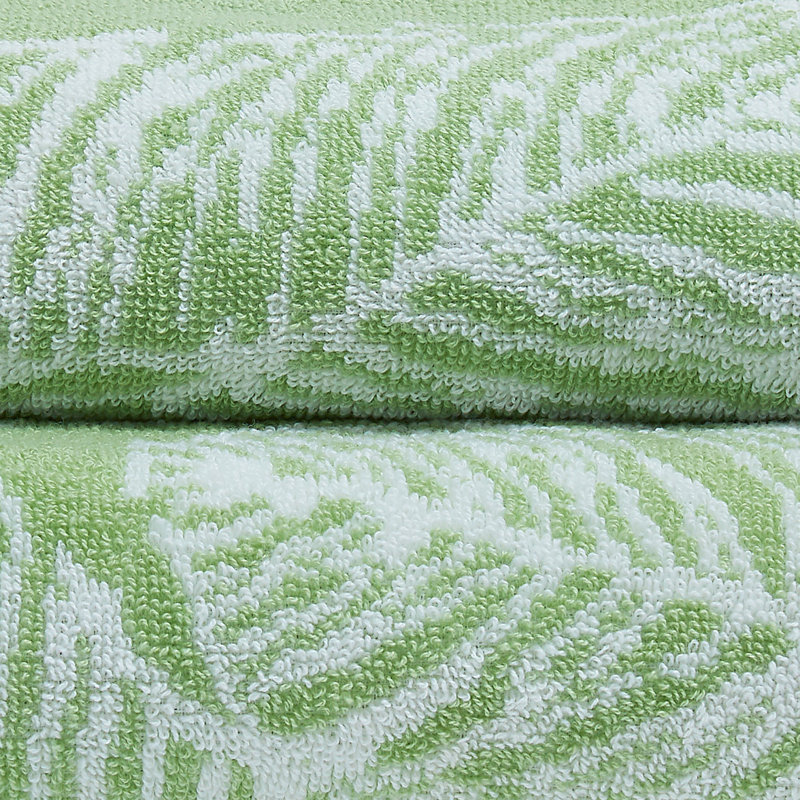 Midweight Jacquard Bath Towel, Khaki