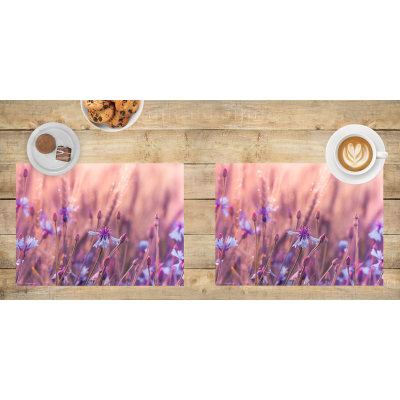 Vinyl No Pattern Rectangle Placemat