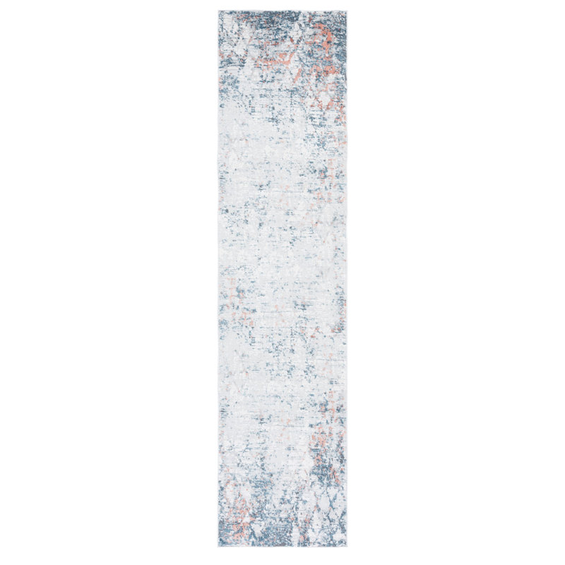 Eliesha Performance Abstract Rug, Runner 2' x 8'