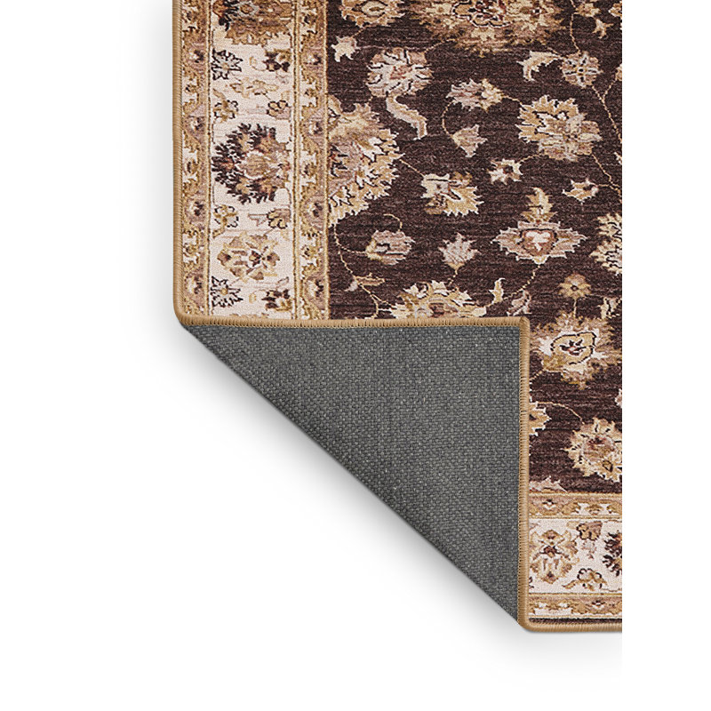 Tapis oriental noir / ivoire Hampartsum, Rectangle 7 pi x 10 pi