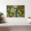 Carte du vieux monde sur toile-312494704