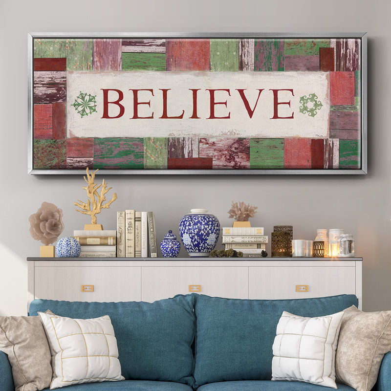 Believe - toile encadrée