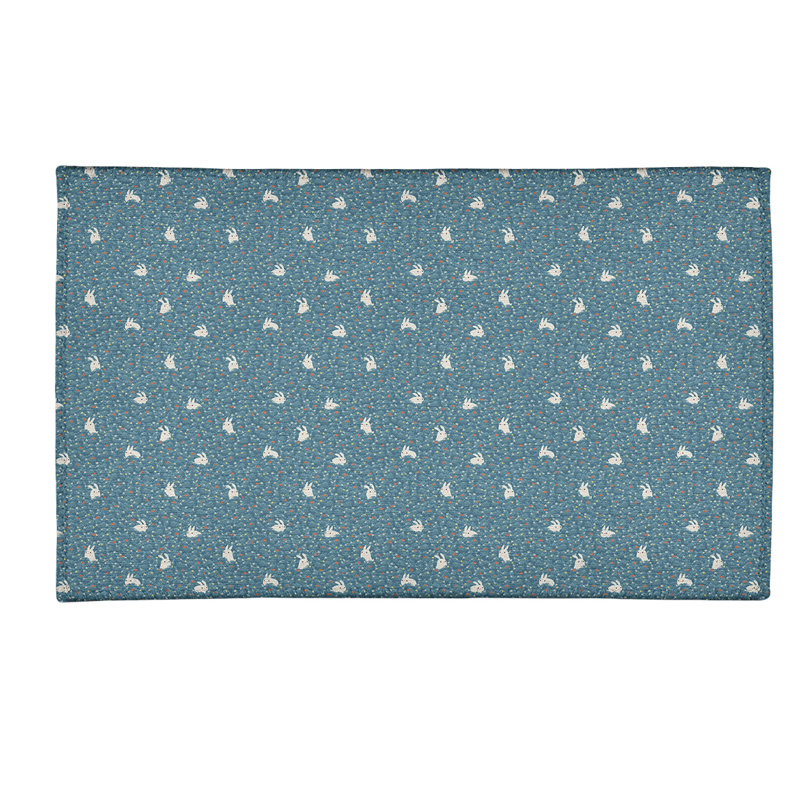 Tapis de lapin blue, Rectangle 2 pi x 3 pi