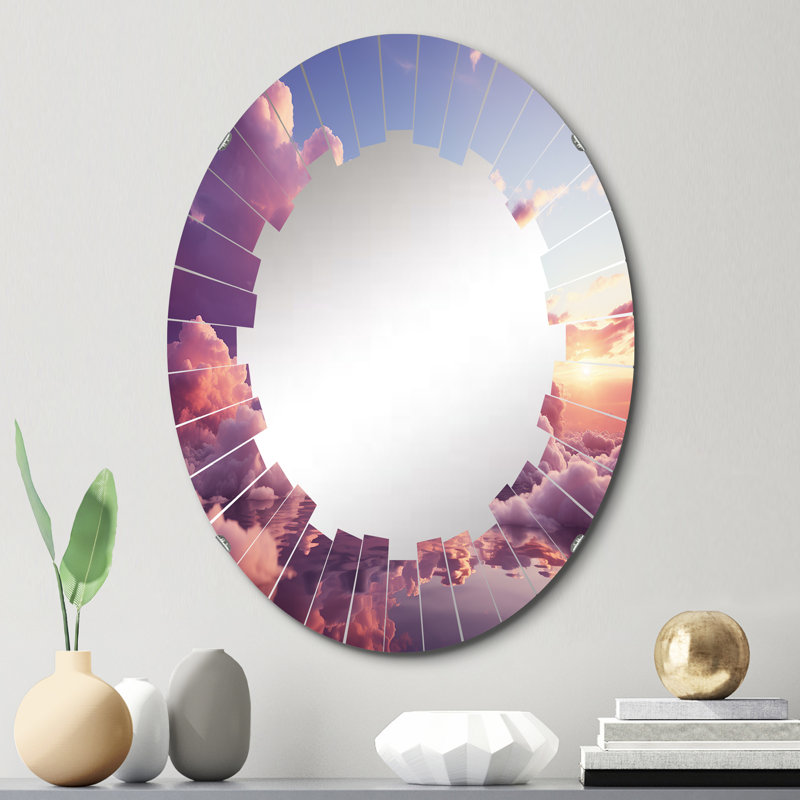 Sulser - Miroir mural paysager ovale, 30 po x 20 po