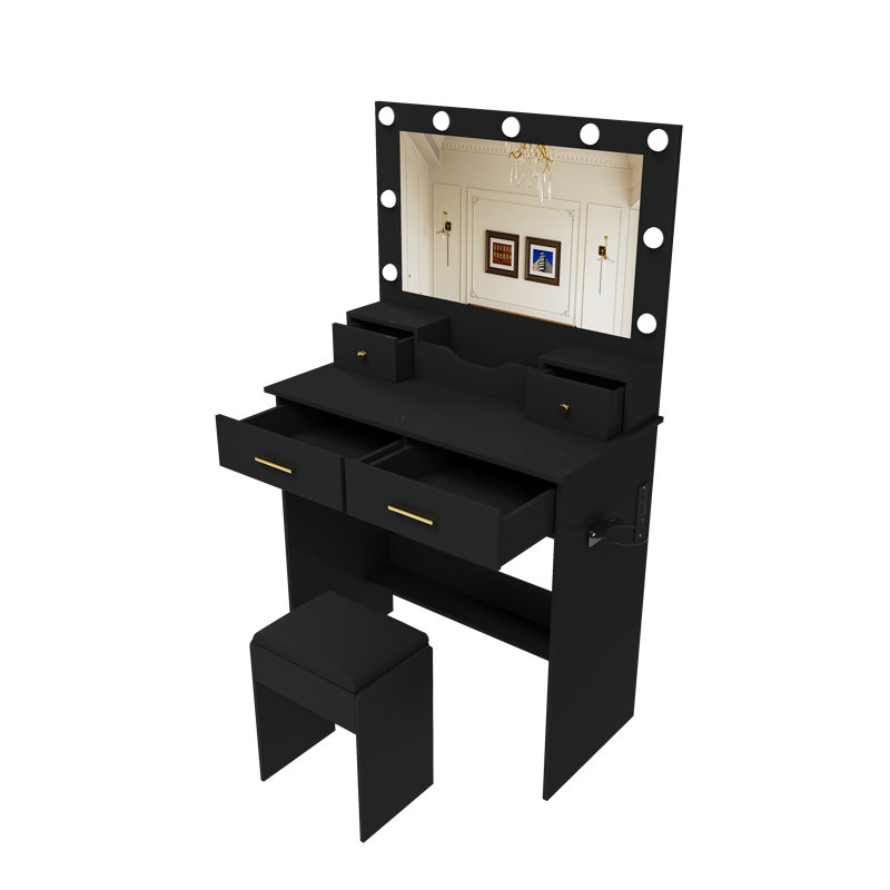 80 cm W Chest of 4 Drawers