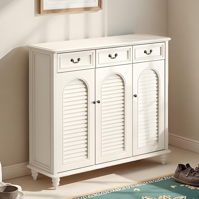 French style romantic storage shoe cabinet