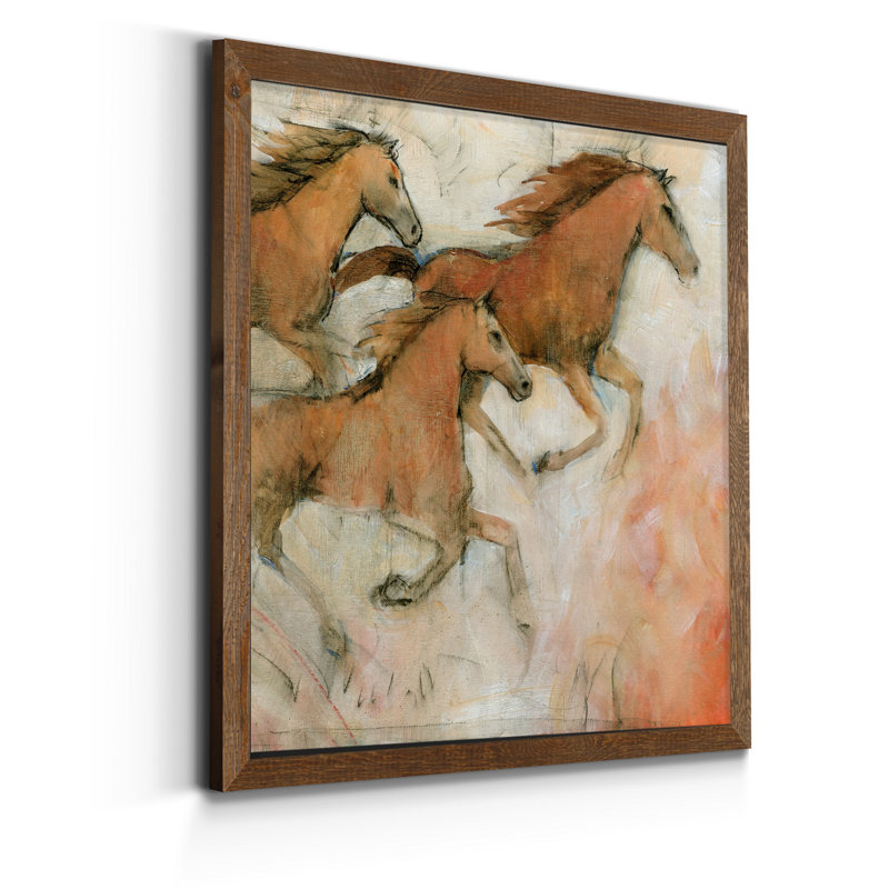 Driftwood géométrie III-impression sur toile, H 31,5 po x l 31,5 po x P 1,5 po, Érable encadré