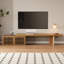 Meuble télé moderne avec espace de rangement Meuble télé minimaliste pour salon / chambre à coucher - Naturel (extensible pour les téléviseurs de 78,7 à 110 pouces)-1511575634-1514346628
