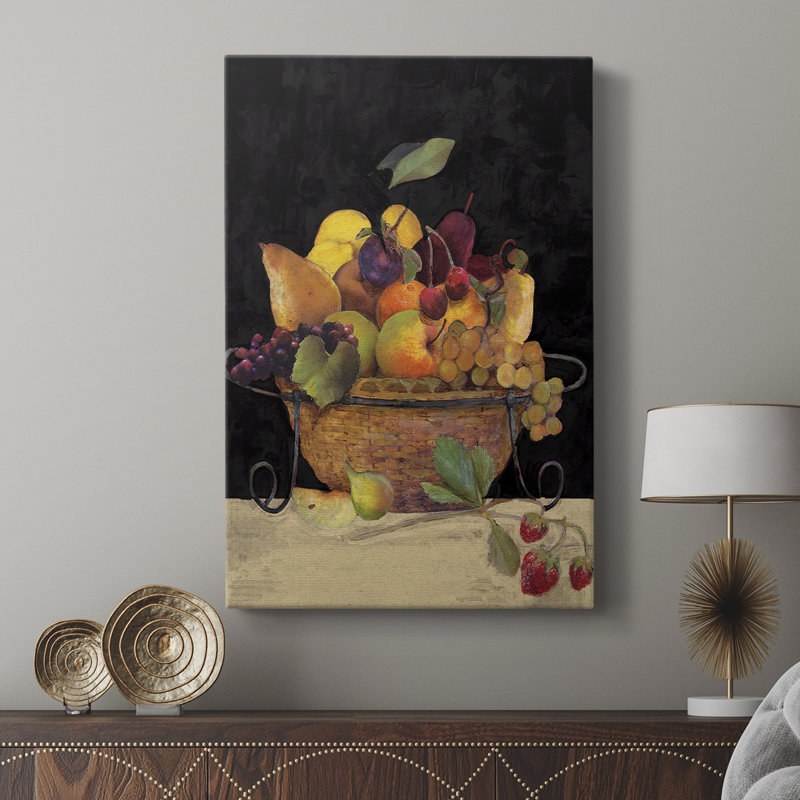 Fruit Basket II Revisit - galerie sur mesure, H 12 po x l 8 po