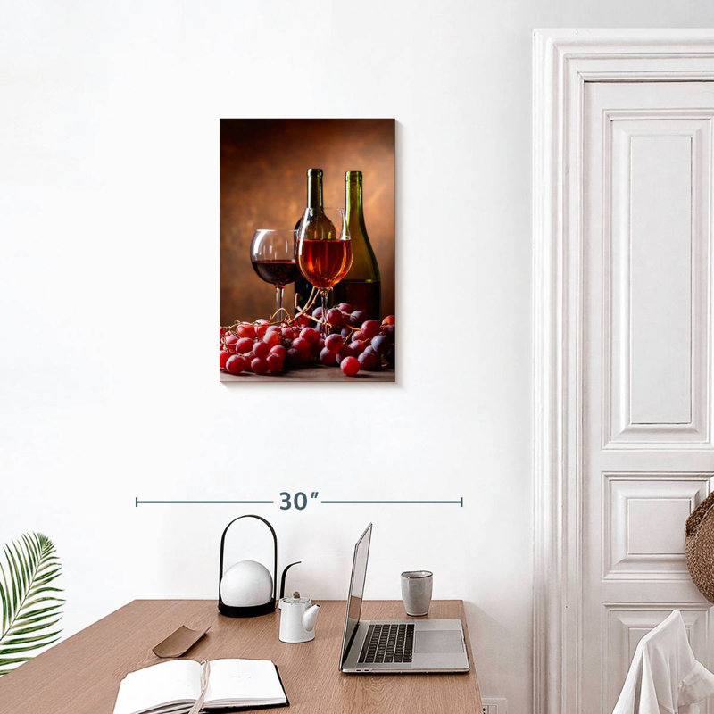 Vin rouge Yarlin, H 24 po x l 16 po