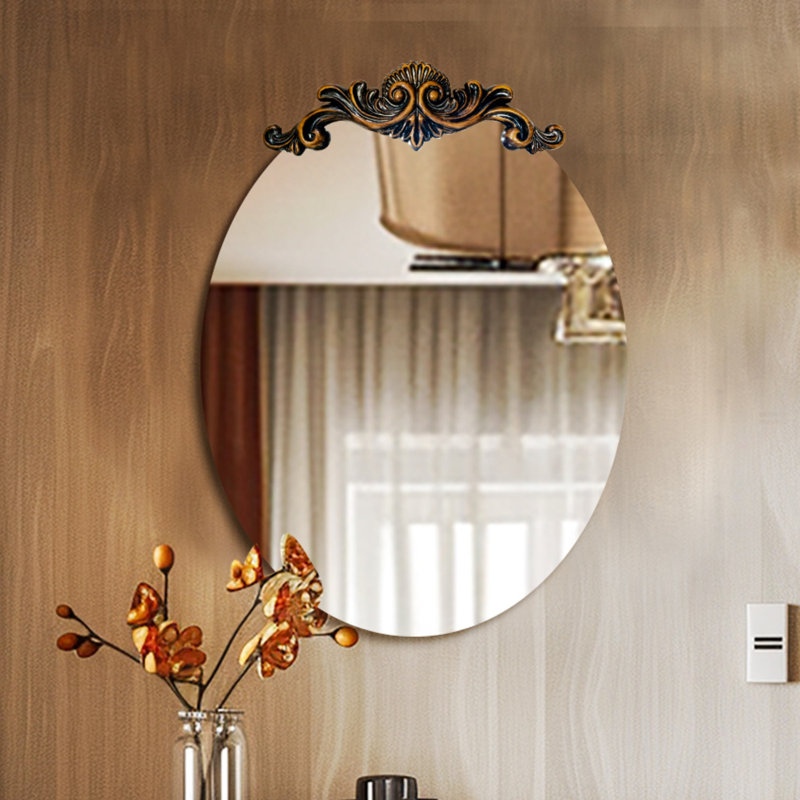 Miroir mural ovale, 33,27 po x 23,62 po