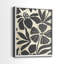 Linocut Garden I-Premium, impression encadrée - prête à être accrochée - aucun clou requis - aucun clou requis-1770363582-1770363559