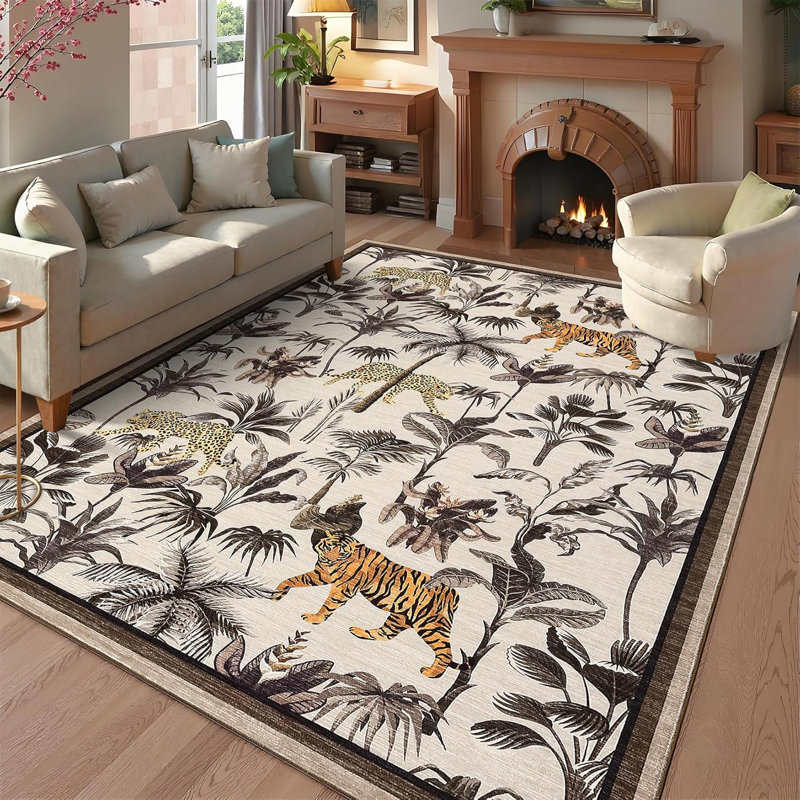 Tapis de couloir lavable Tiger