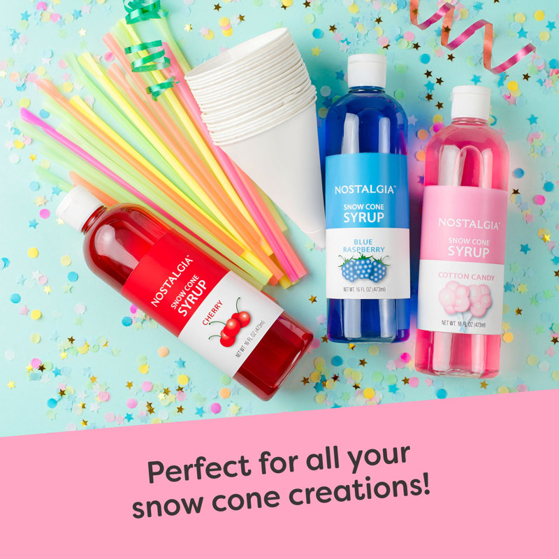 Nostalgia Snow Cone Maker, Light Blue