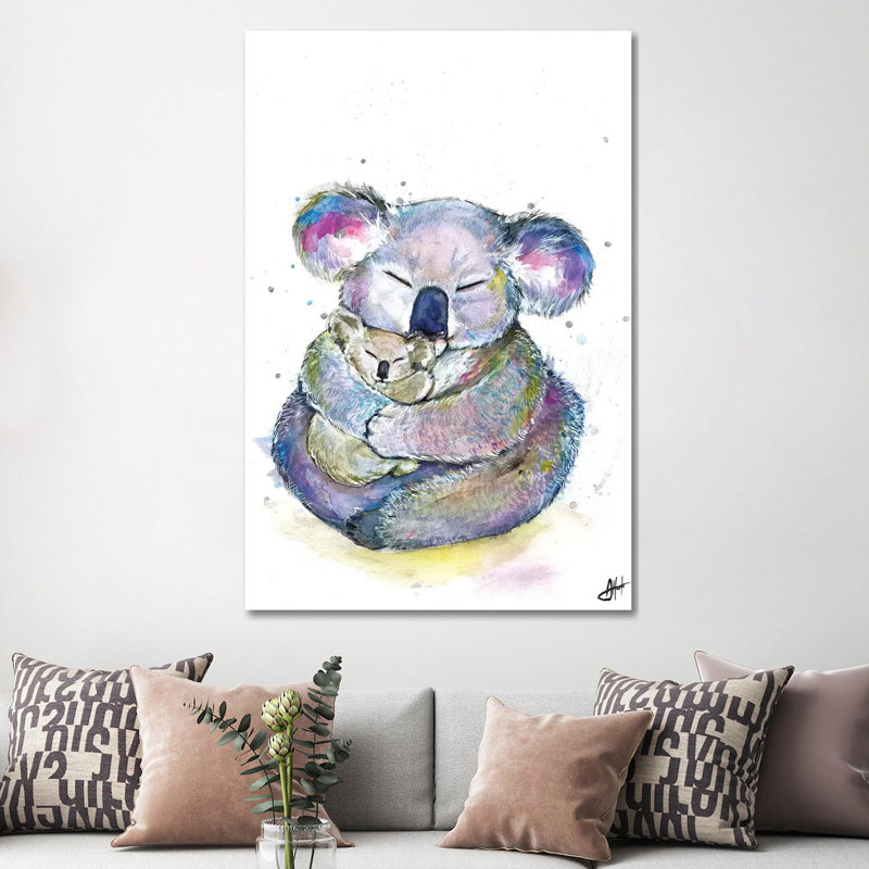 Kuddly Koalas by Marc Allante - Wrapped Canvas Gallery-Wrapped Canvas Giclée, 152.5 cm H x 101.5 cm W