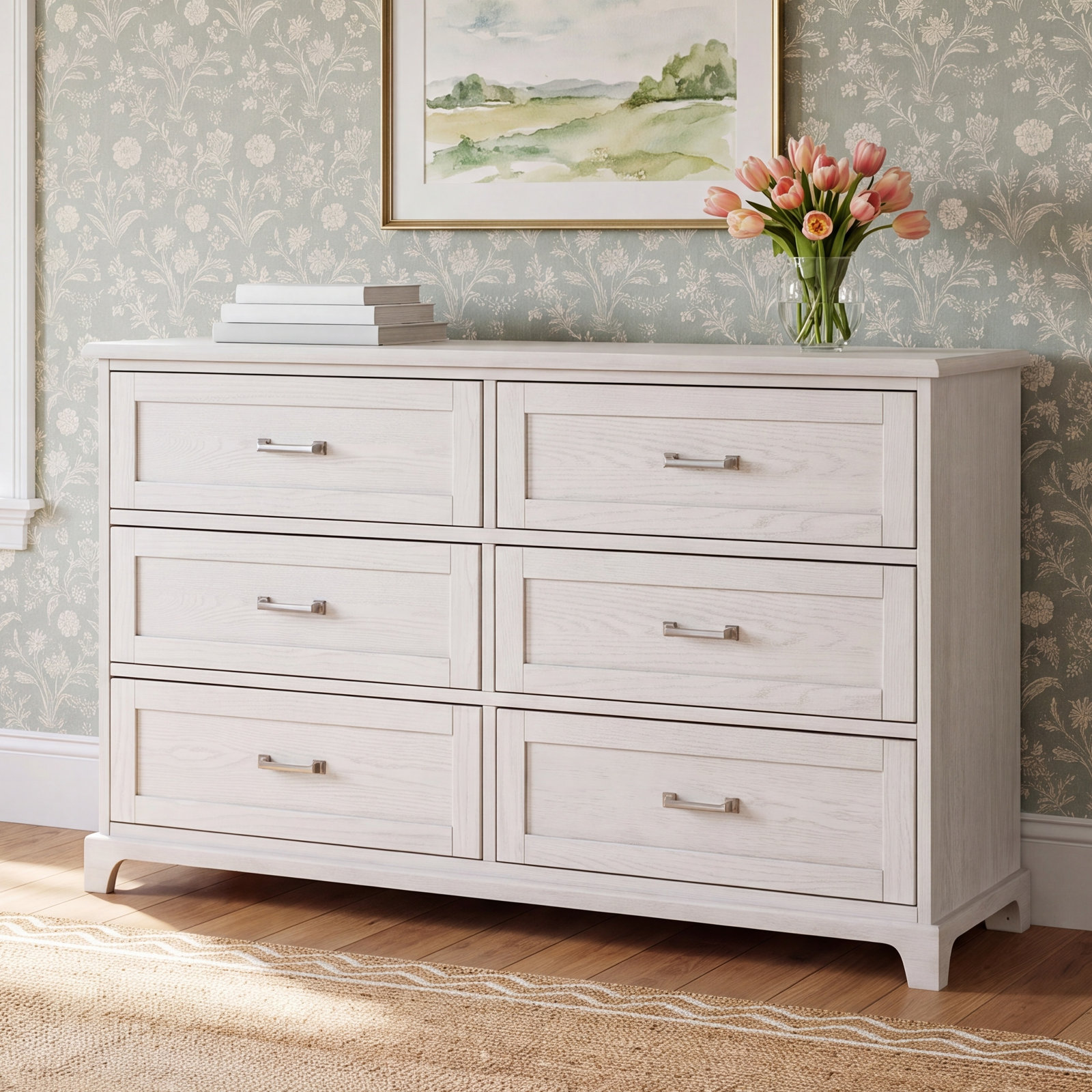 August 6-Drawer Double Dresser