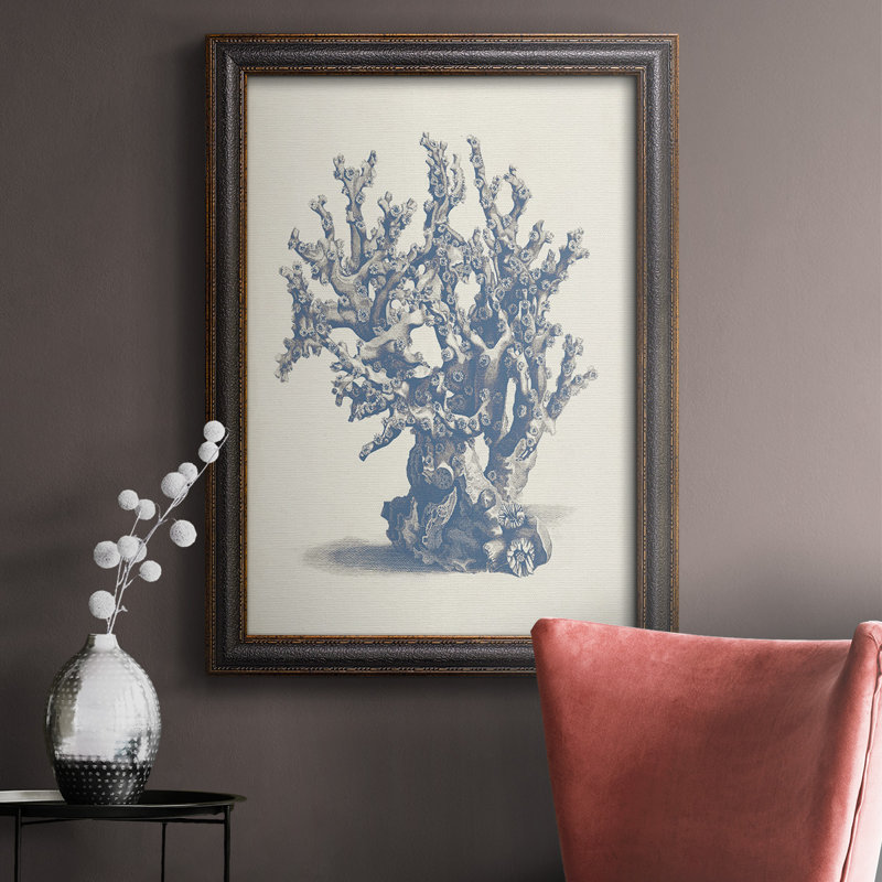Antique Coral Collection V - reproduction de photo encadrée sur toile, H 20 po x l 16 po x P 2,5 po