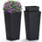 Wicker planter Rectangular - Set 2-1023185232
