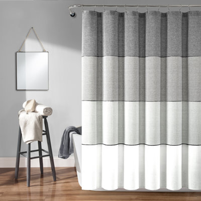  Striped Single Shower Curtain