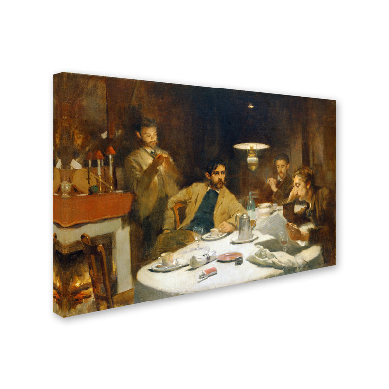« the ten centime déjeuner », reproduction sur toile tendue, 16 po x 24 po